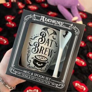 Alchemy Bat Brew Mug and Spoon Set